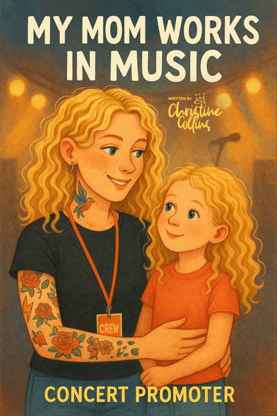 My Mom Works in Music Book - Concert Promoter Cover