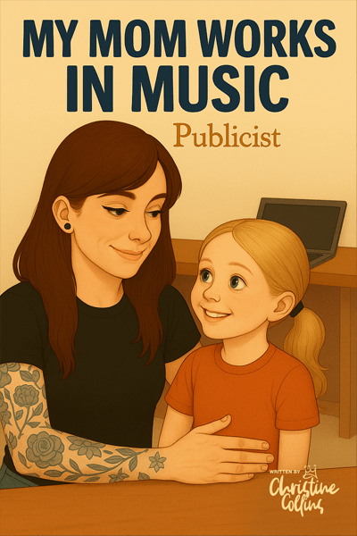 My Mom Works in Music Book - Publicist Cover