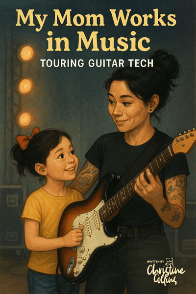 My Mom Works in Music Book - Touring Guitar Tech Cover